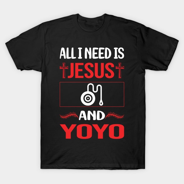 Funny Jesus YoYo Yo-Yo T-Shirt by Happy Life